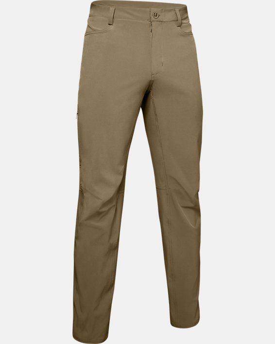 Men's UA Flex Pants, Brown, pdpMainDesktop image number 4